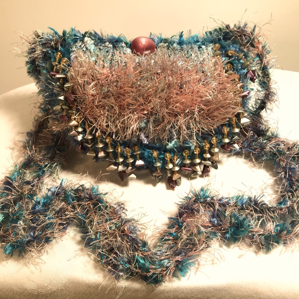 Shoulder Clutch Bag Hand Crafted by Birget Drouin
